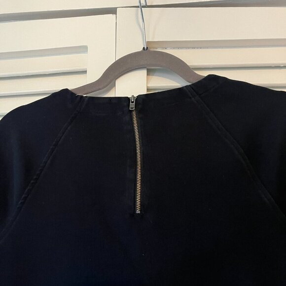 J. Crew Crewcuts girls dress black 16 knit ponte 3/4 sleeves - Picture 6 of 6